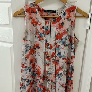 Rose + Olive floral blouse
